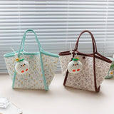 Quilted Canvas Tote BagFRESH & Cute_Cwab5602