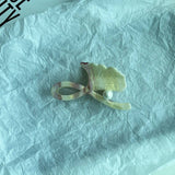 MAPLE LEAF PEARL ACETATE HAIR CLAW ELEGANT CLIP_CWAHA6019