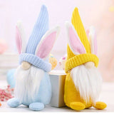 EASTER BUNNY DWARF DOLL ELF FIGURINE ORNAMENTS_CWMM3473