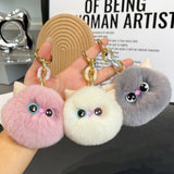 CUTE PLUSH KITTEN CAR KEYCHAIN PENDANT GIFT_CWMM2497