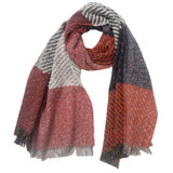 LARGE PLAID SCARF UNISEX WINTER WRAP SHAWL_CWASC0867