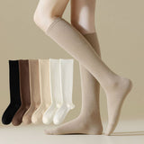 Women Stockings Leisure Solid Color Tube Socks_Cwms0291