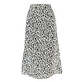 HIGH WAIST LEOPARD CHIFFON PRINT SLIT MIDI SKIRT_CWBSS0377