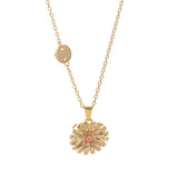 SPINNING DECEMBER FLOWER NECKLACE LUCKY BLOOM_CWMM6969