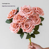 7 HEAD VINTAGE CAPPUCCINO ROSE BOUQUET DECOR_CWMM6593