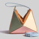Turkish Style Folding Triangle Shoulder Bag_Cwab1892