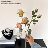 BURNT EDGE LOLA ROSE ARTIFICIAL FLOWER PROP_CWMM6569