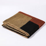 DOUBLE SIDED PLAID FAUX CASHMERE SHAWL CAPE_CWASC2135