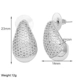 FASHIONABLE DROPLET SHAPED EARRINGS_CWAJE0976