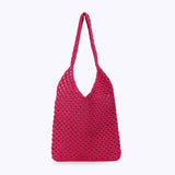 MESH COTTON ROPE WOVEN BAG STYLISH LIGHTWEIGHT_CWAB4663
