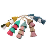 MIXED COLOR TASSEL PENDANT KEYCHAIN_CWMM1565