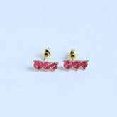 DECEMBER BIRTHSTONE STUD EARRINGS VINTAGE GIFT_CWAJE5111