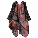 SHAWL FASHION ALL MATCH THICK BLANKET CAPE CLOAK_CWASC2225