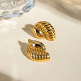 SIMPLE DOUBLE LAYER GLOSSY WATER DROP EARRINGS_CWAJE1783