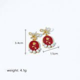 HIGH END RETRO LUXURY NATURAL PEARL EARRINGS_CWAJE3774