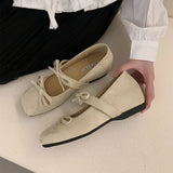 PINK BALLET FLATS WITH BOW PLATFORM MARY JANE_CWSHF0147