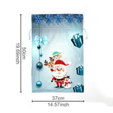 Cwmm1751_Christmas Print Bouquet With Drawstring Gift Bag