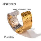 NEW DOUBLE PIECE CURVED PLEATED HIGH END RING_CWAJE1400