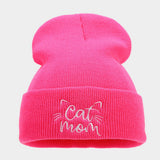 Warm Pile Hat Embroidered Knitted Hat_Cwah1596