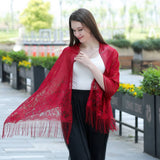 LACE SHAWL FOR WOMEN EVENING CASUAL WRAP_CWASC1082