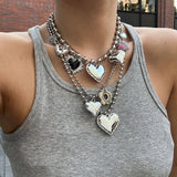 NEW FASHION LOVE HIP HOP BEADED NECKLACE_CWMM3179