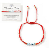 MULTI COLOR GLASS FLAT DEVIL EYE BRACELET_CWMM3848