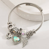 FASHION BEADED BRACELET WITH HEART AND CHERRY_CWMM8610