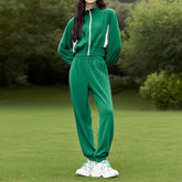 Sportswear Top And Casual Sportswear Pants Set