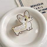 FRENCH CARTOON DOG HAIR CLAW CUTE PUPPY MINI CLIP_CWAHA5709