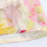 FLORAL PRINT DRESS WITH CUTOUT DETAIL FOR WOMEN_CWDMD5787