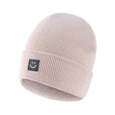 CHILDRENS SMILEY BABY ALL MATCH CUTE KNITTED HAT_CWAH1749