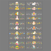 EASTER TATTOOS FOR KIDS BUNNY EGG STICKERS_CWMM8240