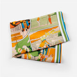 Uv Protection Scarf Lightweight Satin Square_Cwasc0657