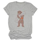 FUNNY BEAR SHORT SLEEVE T SHIRT FOR HER_CWTTS1505
