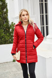 Waterproof Cotton-Padded Jacket With Removable Cap