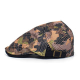 FASHIONABLE NEW CHECKERED CAMOUFLAGE BERET_CWAB2916
