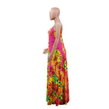 V-Neck Casual Loose Slip Dress