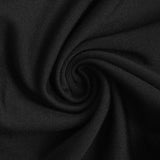 Solid-Color Mesh Spliced V-Neck Jumpsuit