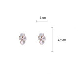 Small Fresh Ruffled Pleated High-End Earrings_Cwaje2353