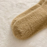SOLID COLOR WARM THICK FLEECE SOCKS_CWMS0963