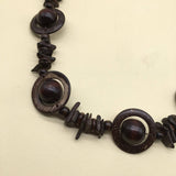 COCONUT WOOD BEAD SINGLE LAYER SWEATER CHAIN_CWMM4925