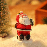 Mini Santa Snowman Xmas Desk Ornament Set_Cwmm10581
