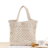 NEW STYLE FOREST STYLE PORTABLE BEACH STRAW BAG_CWAB2091