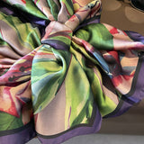 SATIN THIN SCARF SHAWL FOR BEACH NECK WRAP_CWASC0522