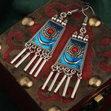 NEW RETRO ETHNIC STYLE LONG TASSEL EARRINGS_CWAJE3994