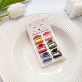 6PCS CANDY COLOR MINI HAIR CLAWS CUTE BANG CLIPS_CWAHA0727