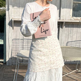 HALF BODY FLORAL HOME CAFE WORK APRON_CWMM5808