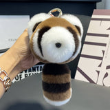CUTE RACCOON CAR KEYCHAIN BAG PENDANT DOLL_CWMM2476