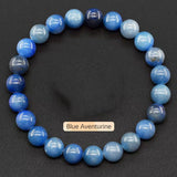 Crystal Natural Stone Beaded Bracelet Unisex_Cwmm11267