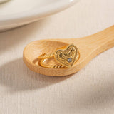 18K GOLD PLATED ZIRCON INLAID HEART RING_CWAJE1247